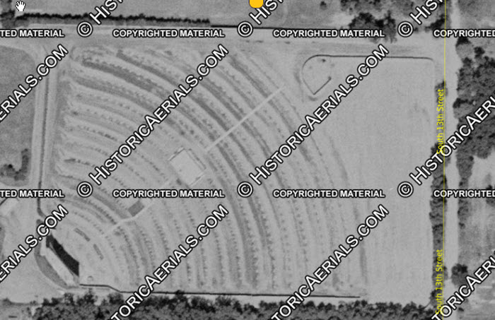 Niles 31 Outdoor Theatre - 1955 Aerial